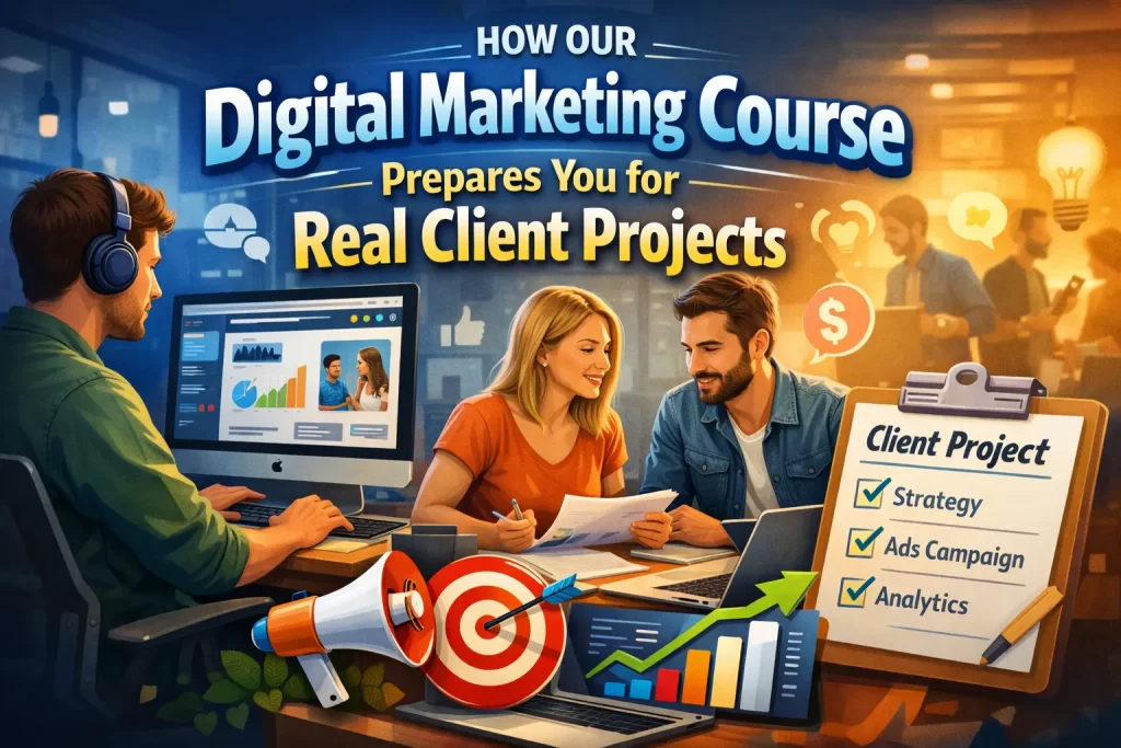How Our Digital Marketing Course Prepares You for Real Client Projects